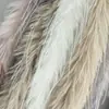 Tiras Procesadas Personalizadas de Plumas de Pavo Artificial, Adorno de Plumón Colorido, Accesorios de Ropa Engrosados y Ensanchados, Tiras de Flecos para Sombreros