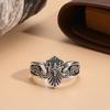 Anillo de Ancla de Barco Vintage para Hombre Punk Hip-Hop Moda Accesorios de Moda Hot Selling Plata Tailandesa Antigua Niche Food Ring