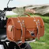 Bolsa para Asiento Trasero de Motocicleta de Vehículo Eléctrico Bolsa para Maletero Trasero Universal Impermeable Retro Estante Bolsa para Viaje en Scooter