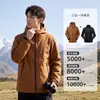 Chaqueta de Montañismo Rígida Tres en Uno para Hombres y Mujeres, Ropa para Senderismo y Escalada al Aire Libre, Chaqueta Abrigo Tres Pruebas (Cortavientos, Impermeable, Cálida)