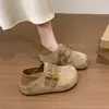 Zapatos Birkenstock Retro de Cobertura Total con Aumento Oculto de Altura para Mujer Nuevo Estilo Otoño 2026 Suela Gruesa Versátiles Casuales Mocasines Slip-on