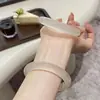 Pulsera Redonda Geométrica, Nuevo Estilo Chino, Moderna, Sencilla, Pulsera Versátil para el Trabajo, Diseño de Nicho Personalizado, Joyería para Manos