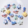 Animal Marino Creativo Pingüino Pez Globo DIY Pegamento de Crema Pasador Funda para Teléfono Celular Hebilla para Zapatos con Agujero Material para Vehículo Eléctrico