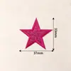 Parche Bordado de Estrella de Cinco Puntas con Lentejuelas de Colores Parche Bordado de Lentejuelas Autoadhesivo Accesorios de Ropa DIY Venta al por Mayor