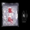 Mais Vendido Transfronteiriço Especial Placa de Nail Art A Pacote de 500 Peças Curto Quadrado/Escada Curta Transparente Número Único Prática A Peças