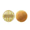 Esponja de Polvo Disperso Ermutao Plus 2.5cm Serie Puntos Extra Fijación de Maquillaje Esponja de Polvo de Terciopelo Compacta Polvo Suelto Fijación Terciopelo Medio Corto