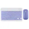 Teclado y ratón Bluetooth para iPad Xiaomi Huawei phablet traje de teclado y ratón inalámbricos recargables