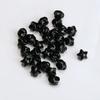 Cuentas de estrella de cinco puntas de color caramelo acrílico, cuentas sueltas con agujeros rectos, pulsera hecha a mano para niños, material de cuentas, joyería