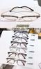 Colección de gafas con montura de titanio para cejas, para negocios, informales, para hombre, lentes de miopía anti-azul con grado ajustable, venta al por mayor 53