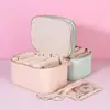 Caja de Joyería Popular Transfronteriza de Amazon Bolsa de Empaque Conveniente para Viaje de 8 Piezas Caja de Almacenamiento de Joyería Caja de Joyería para Pendientes