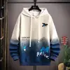 Sudadera deportiva con estampado de caracteres chinos para hombre, nueva tendencia otoño 2026, con capucha, casual, holgada, top para hombre