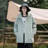 Novo Traje de Corrida Três em Um Masculino 2024 com Forro de Grafeno Removível Quente Forrado com Lã Engrossado Feminino para Montanhismo Tendência
