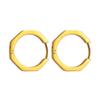 Brincos simples personalizados em aço inoxidável com ouro 18K brincos venda quente transfronteiriça brincos de tarraxa de alta qualidade brinco de pressão joias para furo feminino
