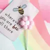 Tanabata Infantil Coração de Menina Decorações Decorativas para Assar Bolo de Aniversário Flores Pequenas Acessórios de Cartão Conjunto Plugável