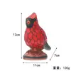 Lámpara de Noche de Pájaro Cardenal Estilo Europeo para Nuevo Producto Transfronterizo, Luz Nocturna LED Pájaro Rojo Animal Lámpara de Mesa Dormitorio Hogareño Lámpara Decorativa