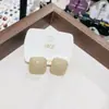 Pendientes Cuadrados Negros 2025 Nuevos Populares Pendientes de Esmalte Lujo Ligero Gama Alta Simple Retro Pendientes de Esmalte Goteado