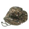 Gorro Camuflado Chapéu de Malha para Exterior Aba Larga Quebra-Sol Chapéu de Pescador Americano Casual Respirável Chapéu de Sol Chapéu de Pesca Chapéu Balde Selva