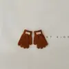 Guantes Infantiles Otoño e Invierno Cara Sonriente Dedos Calientes Niños y Niñas Bebé Estilo Coreano Viaje Estilo Exterior Guantes para Dedos Invierno