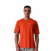 Camiseta Masculina de Manga Curta para Fitness e Corrida Secagem Rápida Gola Redonda Roupas de Treino Soltas Tops Esportivos Sem Costura Camiseta de Secagem Rápida para Homens