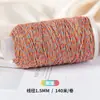 Rollo grande de hilo de algodón retorcido a mano para manualidades, cordón para pulsera de borlas DIY, cordón tejido a mano, cordón de algodón retorcido a mano estilo Tíbet al por mayor