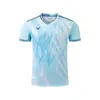 Novo Traje de Badminton Estilo Igual ao de Li Zijia Traje de Competição Masculino Traje de Treino Feminino Manga Curta Top Esportivo de Secagem Rápida
