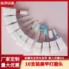 10 Cabeças de Polimento de Unha Combinação Diamante Cerâmica Tinta Silicone Embalado Cabeça de Polimento Conjunto Completo de Ferramentas de Polimento de Unha
