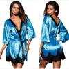Suministro transfronterizo caliente comercio exterior europeo y americano sexy encaje talla grande tela aceitosa brillante camisón camisón ventas directas de fábrica