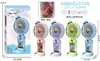 Ventilador de Mesa Popular para Escritório com Logo, Mini Ventilador com Carregamento de Três Velocidades, Ventilador Portátil para Exterior
