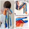 Bufanda de Seda de Moda que Combina con Todo Cinturón para el Cabello Estilo Chino Lazo Bolsa Cinturón Decorativo Primavera y Verano Nuevo Estilo Bufanda Larga Estrecha Fina