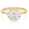 Anel de Diamante de Luxo para Casamento com Zircônia Cúbica Triangular 8x10mm 2 Quilates, Ecológico, Definido em Cobre, Vendido Quente Transfronteiriço