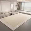 Tapete Transfronteiriço para Sala de Estar, Estilo Moderno Minimalista, Tapete de Sofá de Veludo Cristal, Resistente a Manchas e Absorvente de Água, Tapete de Quarto ao Lado da Cama, Tapete de Piso para Casa