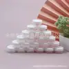 Frasco de creme branco 10g, frasco de refil de creme, frasco de máscara facial, frasco de creme para as mãos 10ml, frasco de esmalte, estojo de sombra
