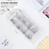 2/4/6/8 Caja de Regalo Transparente Engrosada Esmerilada para Pastel de Luna de Mediados de Otoño Caja de Empaque Crujiente de Yema de Huevo con Bolso