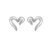 999 Sterling Silver Ear Studs Brincos Piercing de Orelha das Mulheres Novo Simples Nicho Temperamento Brincos Ear Stick Ear Stick Ear Studs por uma semana