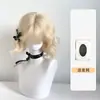 Pastel de Yema de HuevoKoni Peluca de Pelo Corto de Lana Rollo de Huevo Postizo para Mujeres, Rejuvenecedor, Esponjoso, Natural, Realista de Pelo Corto