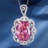 Joyería Zhuang Shengsheng con base de cobre chapada en oro, color de simulación, tesoro, elegante, de lujo, conjunto de gran denier, piedra principal 15*20