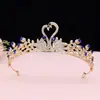 Tiara Corona Novia Vestido de Boda Accesorios para el Cabello Escenario Anfitrión Bienvenida Barroco Reina Accesorios Cumpleaños Mujer Venta al por Mayor