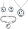 Comercio Exterior Popular Nfl Equipo de Fútbol Americano Oso Collar Pulsera Pendiente Conjunto Combinado
