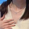 Collar de Perlas Cadena Clavícula para Mujer Estilo Similar a Bee Mother Chenghuan Yang Zi Cuentas de Arroz Shijia Colgante de Azúcar Diamantado