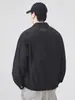 Ropa de Hombre Fengshe / Marca de Moda Retro Americana Chaqueta de Cuero para Hombre Modelo Nuevo 2026 con Cuello Reversible, Corte Holgado, Estilo Piloto Elegante
