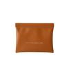 Bolsa de almacenamiento de metralla bolsa de almacenamiento automática con cierre para audífonos con cable monedero de PU mini portátil para labial cosméticos