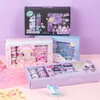 Adesivos de Fita Sanrio 10*10 Conjunto Série Urso Cobertor Material para Caderno Decoração DIY Adesivos de Ano Novo