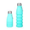 Garrafa de Cola de Silicone de Grau Alimentício para Exterior Portátil Garrafa de Água Esportiva Acampamento Copo de Água Dobrável