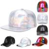 Nueva Gorra de Béisbol Colorida Láser PU Versátil de Alta Calidad Ajustable Estilo Dulce Fresco Personalizada