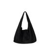 Nova Bolsa Tote de Camurça Estilo Commuter Estilo Coreano Retrô Grande Capacidade Bolsa de Ombro Feminina Outono e Inverno Estilo Nicho Bolsa de Axila