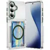 Capa para Celular Samsung Compatível com Amazon Porta-Cartões Multifuncional 2 em 1 Coreana Transparente Porta-Cartões Capa de Celular s26u