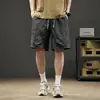 2026 Marca da Moda Novos Shorts de Trabalho Masculino Verão Finos Esportivos Casuais Shorts Grandes Calças de Cinco Pontos Masculino Algodão Preto