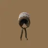 Sombrero Versátil de Punto para Mujer Otoño e Invierno, Estilo Coreano con Protección para las Orejas, Holgado, para Circunferencia de Cabeza Grande, Sombrero de Felpa, Gorro para Adelgazar la Cara