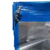 Exportación Transfronteriza de Lona de Polietileno Azul y Plateada, Cubierta para Área de Carga, Lona a Prueba de Polvo, Protección Solar, Antiestática, Soporta Personalización y Cubrimiento