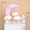 Globo Aerostático Horneado Pastel Piloto de Combate Decoración Niños Niñas Tarjeta de Pastel Decoración Tema Cumpleaños